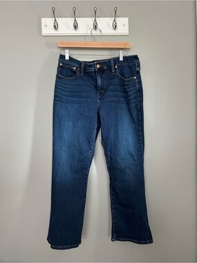 Madewell Mid Rise Kick Out Jeans Dark Wash 31L